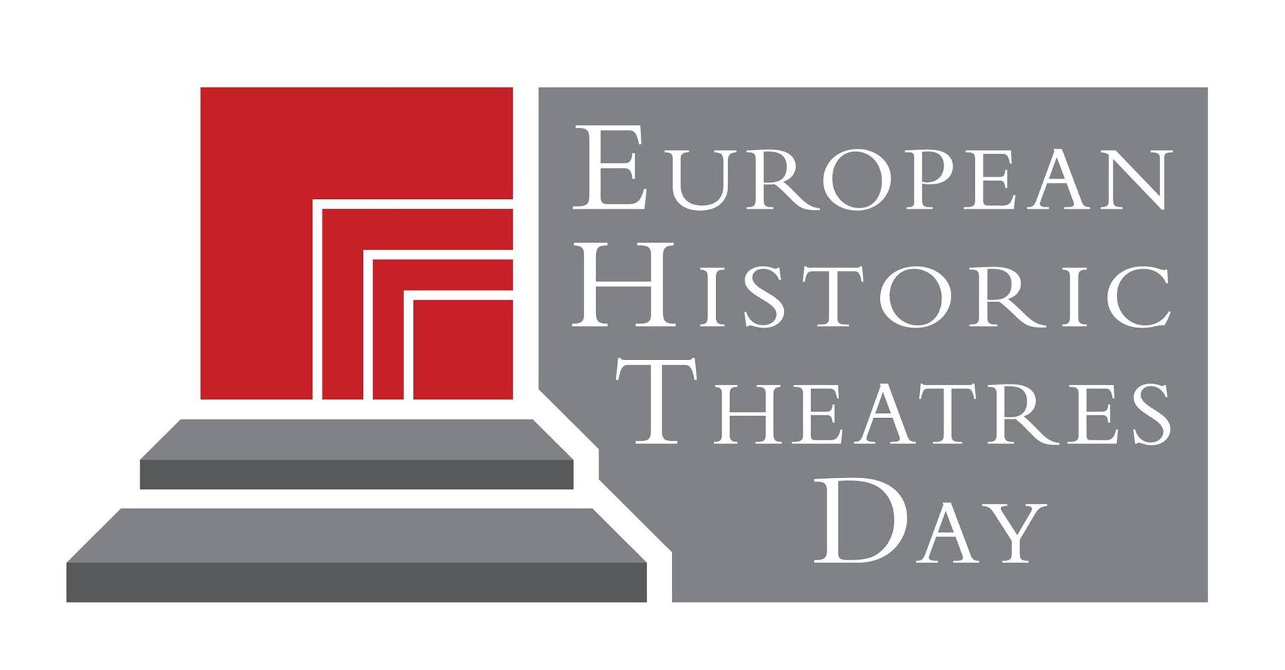 #EuropeanHistoricTheatresDay European Historic Theatres Day Perspective Logo
